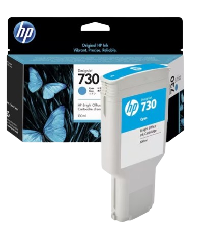 HP 730 300-ml Cyan/ Magenta / Yellow Ink Cartridge