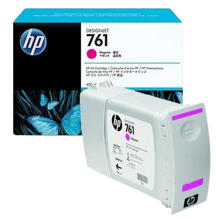 HP 761 400-ml Yellow/ Magenta/  Cyan/ Gray Designjet Ink Cartridge