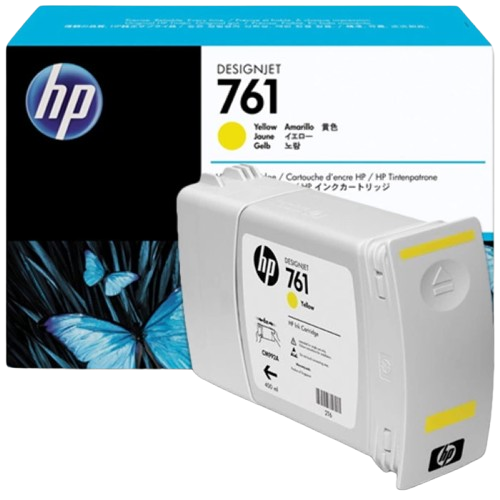 HP 761 400-ml Yellow/ Magenta/  Cyan/ Gray Designjet Ink Cartridge