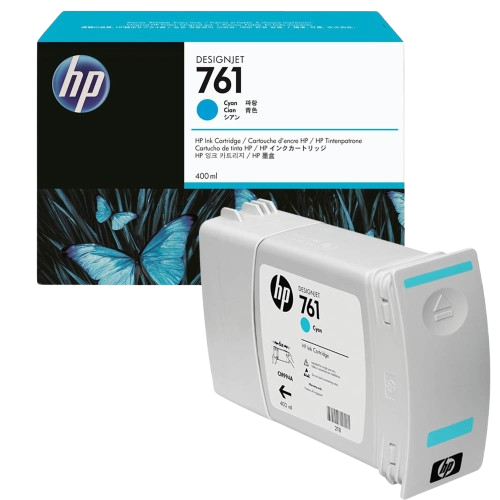 HP 761 400-ml Yellow/ Magenta/  Cyan/ Gray Designjet Ink Cartridge