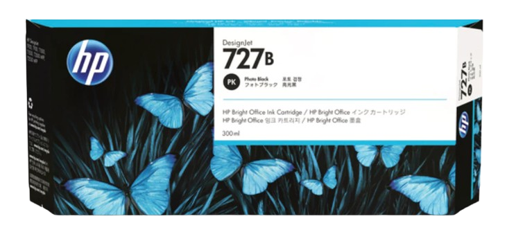 HP 727B 300-ml Photo Black/ Gray Ink Cartridge