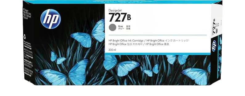 HP 727B 300-ml Photo Black/ Gray Ink Cartridge