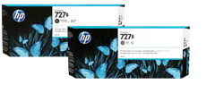 HP 727B 300-ml Photo Black/ Gray Ink Cartridge