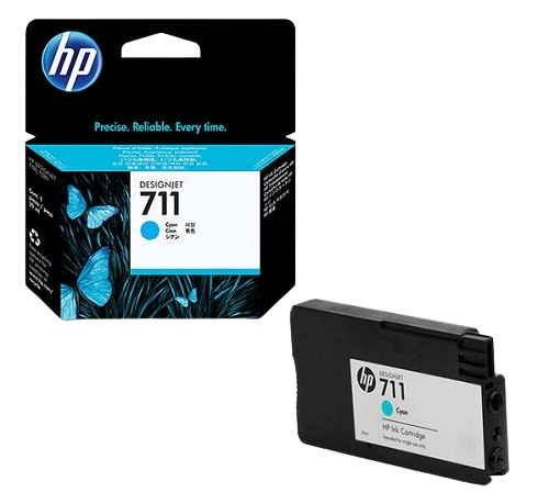 HP 711B/ 711 38-ml Black/ 29-ml Cyan/ 29-ml Magenta/ 29-ml Yellow  Ink Cartridge