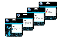 HP 70 Matte Black & Cyan/ Light Magenta & Light Cyan / Magenta & Yellow/ Photo Black & Light Gray Printhead