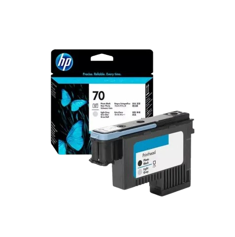 HP 70 Matte Black & Cyan/ Light Magenta & Light Cyan / Magenta & Yellow/ Photo Black & Light Gray Printhead