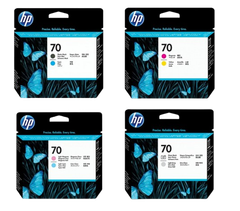HP 70 Matte Black & Cyan/ Light Magenta & Light Cyan / Magenta & Yellow/ Photo Black & Light Gray Printhead
