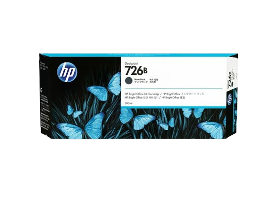 HP 726B 300-ml Matte Black Ink Cartridge