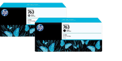 HP 763 775ml Matte Black/ Dark Gray  Ink Cartridges (for Mono & Color model)
