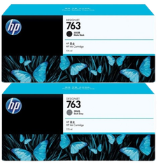 HP 763 775ml Matte Black/ Dark Gray  Ink Cartridges (for Mono & Color model)