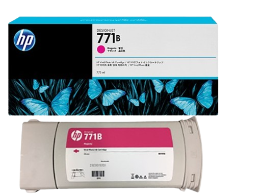 HP 771B 775ml Matte Black/ Chrmtc Red/ Magenta/ Yellow/ Lt Magenta/ Light Cyan/ Photo Black/ Light Gray Ink Cartridge
