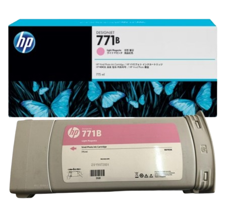 HP 771B 775ml Matte Black/ Chrmtc Red/ Magenta/ Yellow/ Lt Magenta/ Light Cyan/ Photo Black/ Light Gray Ink Cartridge