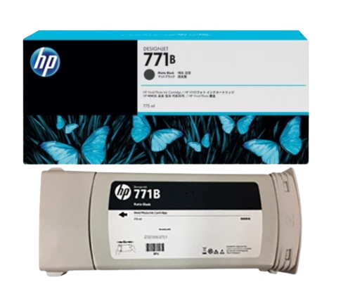HP 771B 775ml Matte Black/ Chrmtc Red/ Magenta/ Yellow/ Lt Magenta/ Light Cyan/ Photo Black/ Light Gray Ink Cartridge