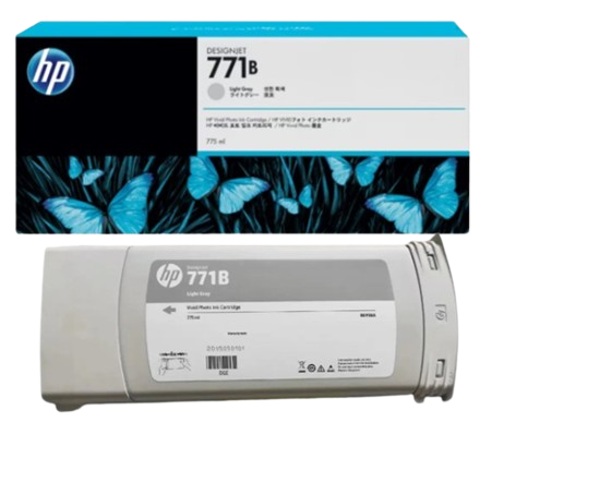HP 771B 775ml Matte Black/ Chrmtc Red/ Magenta/ Yellow/ Lt Magenta/ Light Cyan/ Photo Black/ Light Gray Ink Cartridge