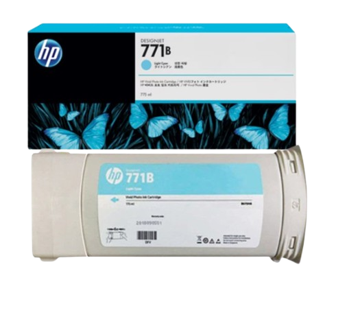 HP 771B 775ml Matte Black/ Chrmtc Red/ Magenta/ Yellow/ Lt Magenta/ Light Cyan/ Photo Black/ Light Gray Ink Cartridge