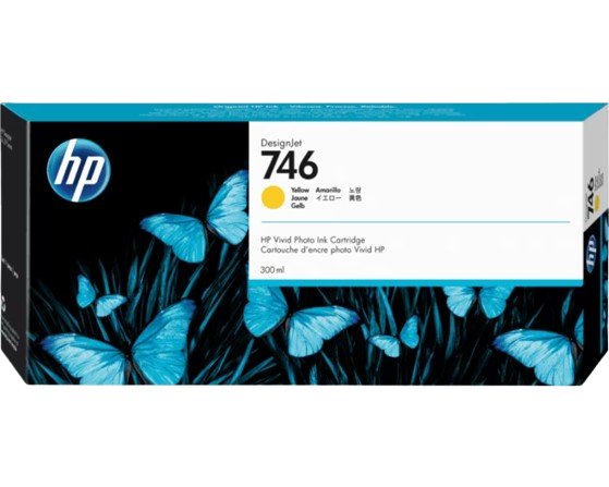 HP 746B 300-ml Magenta/ Yellow/ Cyan/  Photo Black DesignJet Ink Cartridge