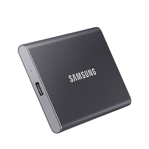 Ổ cứng SSD gắn ngoài Samsung T7 Portable 500GB Xám (MU-PC500T/WW)