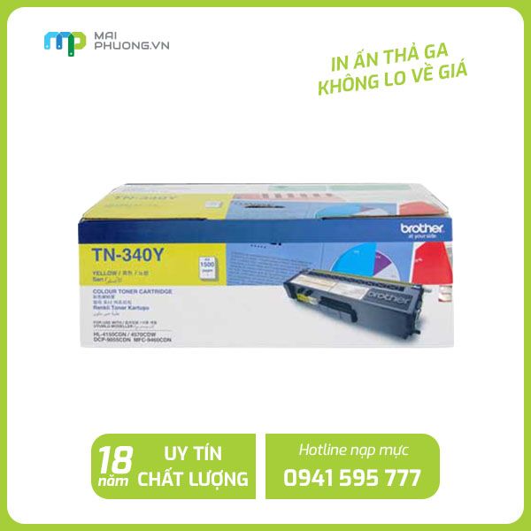Mực In Laser Brother Tn 340Y Yellow