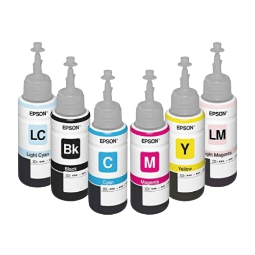 Mực in Epson - L800 Ink Bottle Black / Cyan / Magenta / Yellow / Light Cyan / Light Magenta