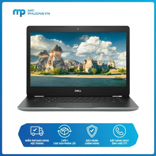 Laptop Dell Ins N3493 P89G007N93A i5-1035G1/4GB/1TB/Nv-MX230/2G,14.0''Win10/Bạc N3493A