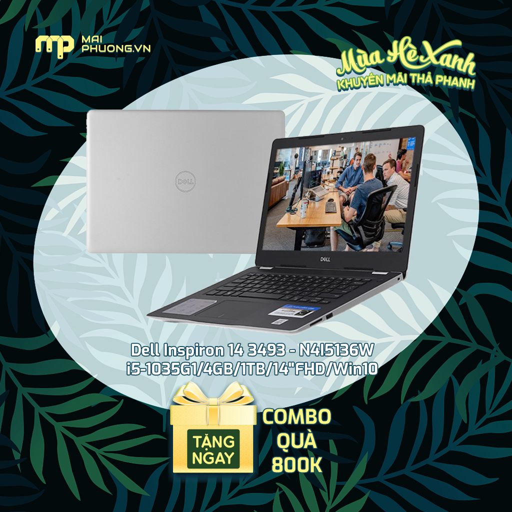 Laptop Dell Ins 14 3493 i5-1035G1/4GB/1TB/14