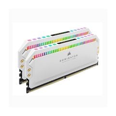 Ram PC Corsair Dominator Platinum White RGB 16GB 3200Mhz DDR4 (2x8GB) CMT16GX4M2C3200C16W