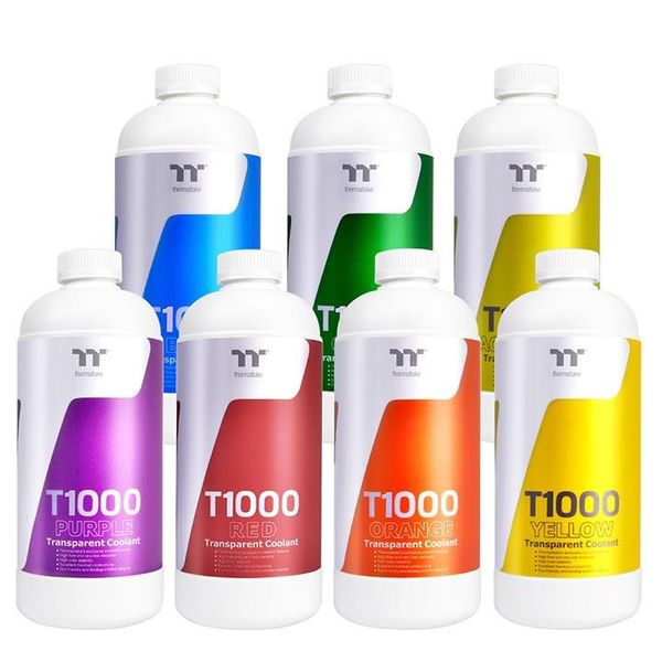 Nước Làm Mát Thermaltake T1000 Transparent Coolant 1000ml (1 Chai) - FULL MÀU