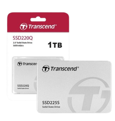 Ổ cứng SSD 250GB/ 500GB/ 1TB/ 2TB SSD225S 2.5'' SATA3 Transcend (Seq R/W: 500/330MB/s)
