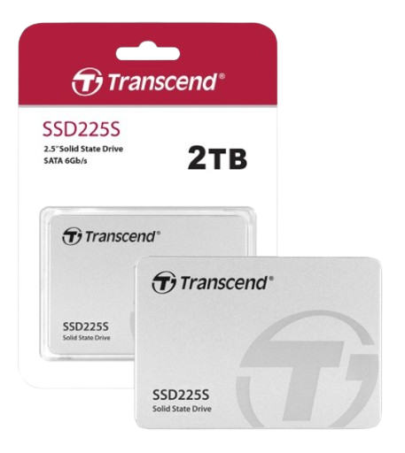 Ổ cứng SSD 250GB/ 500GB/ 1TB/ 2TB SSD225S 2.5'' SATA3 Transcend (Seq R/W: 500/330MB/s)