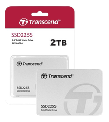 Ổ cứng SSD 250GB/ 500GB/ 1TB/ 2TB SSD225S 2.5'' SATA3 Transcend (Seq R/W: 500/330MB/s)