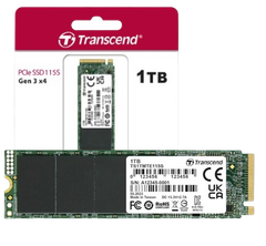 Ổ cứng SSD 250GB/ 500GB/ 1TB/ 2TB SSD115S M.2 PCIe Transcend (Seq R/W: 1,600/1100MB/s)