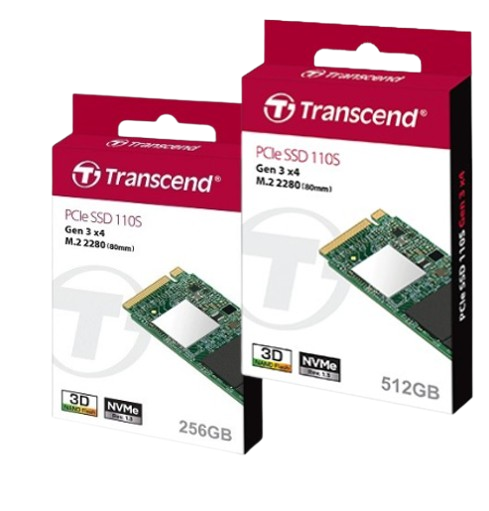 Ổ cứng SSD 256GB/ 512GB SSD110S M.2 PCIe Transcend