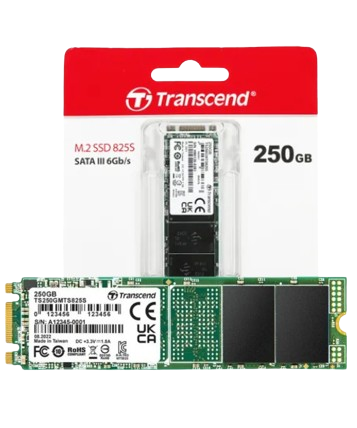 Ổ cứng SSD 250GB/500GB/ 1TB/ 2TB SSD825S M.2 2280 SATA3 Transcend (Seq R/W: 500/330MB/s)