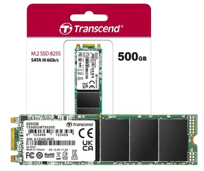 Ổ cứng SSD 250GB/500GB/ 1TB/ 2TB SSD825S M.2 2280 SATA3 Transcend (Seq R/W: 500/330MB/s)