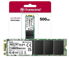 Ổ cứng SSD 250GB/500GB/ 1TB/ 2TB SSD825S M.2 2280 SATA3 Transcend (Seq R/W: 500/330MB/s)