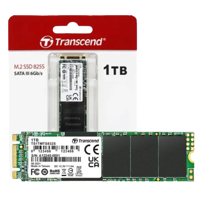 Ổ cứng SSD 250GB/500GB/ 1TB/ 2TB SSD825S M.2 2280 SATA3 Transcend (Seq R/W: 500/330MB/s)