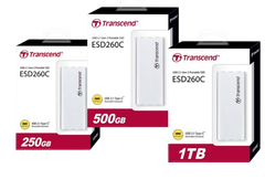 Ổ cứng di động SSD Transcend 250GB/ 500GB/ 1TB SSD ESD260C USB 3.1 Gen 2 type C