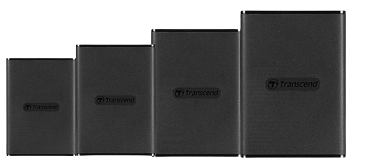 Ổ cứng di động SSD Transcend 250GB/ 500GB/ 1TB/ 2TB SSD ESD270C USB 3.1 Gen 2 type C