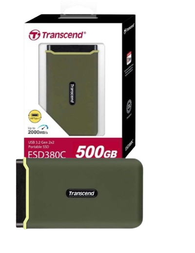 Ổ cứng di động SSD Transcend 500GB/ 1TB/ 2TB/ 4TB SSD ESD380C USB 3.1 Gen 2 type C