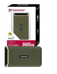 Ổ cứng di động SSD Transcend 500GB/ 1TB/ 2TB/ 4TB SSD ESD380C USB 3.1 Gen 2 type C