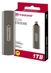 Ổ cứng di động SSD Transcend 512GB/ 1TB/ 2TB,External SSD, ESD330C, USB 10Gbps, Type-C, Capless