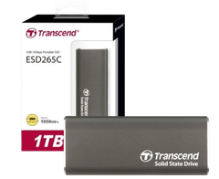 Ổ cứng di động SSD Transcend 500GB/ 1TB/ 2TB External SSD, ESD265C, USB 10Gbps, Type C, metal casing