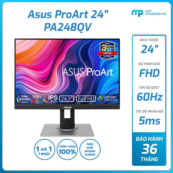 Màn hình ASUS ProArt PA248QV 24 inch /FHD/16:10/IPS