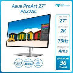 Màn hình ASUS ProArt 27 inch/LCD-IPS 2K/5ms/sRGB 100%/HDR-10 PA27AC