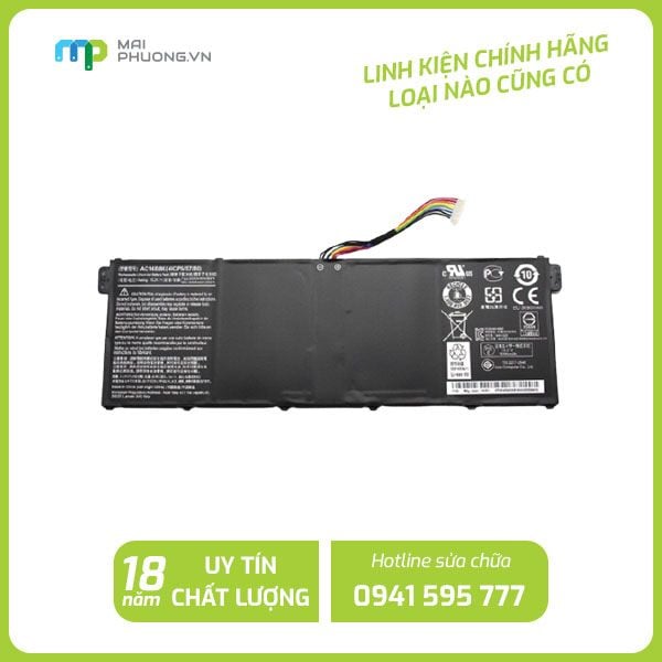 Thay Pin Laptop Acer Aspire ES1-523 AP16M5J 37Wh Zin
