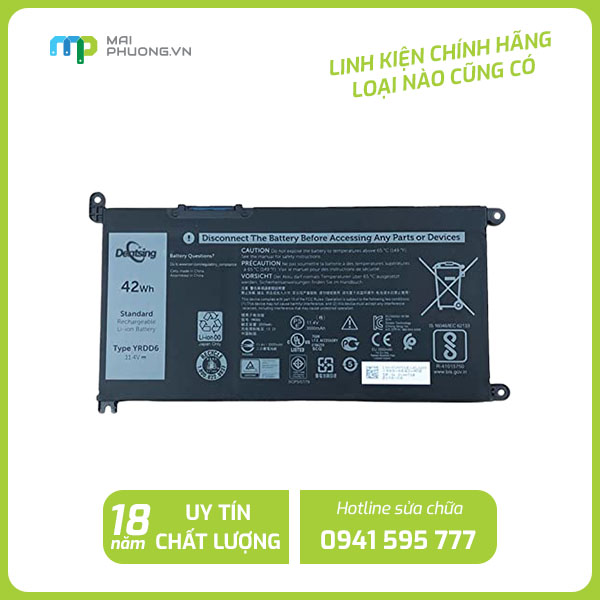 Thay Pin Laptop Mtxt Dell 55785481 YRDD6 Zin Thay Pin Laptop Mtxt Dell 55785481 YRDD6 Zin