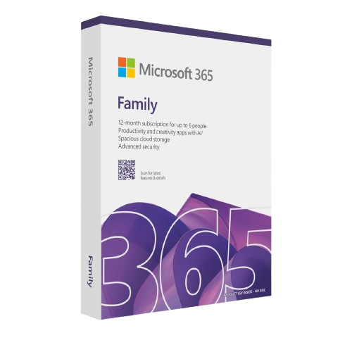 Phần mềm Microsoft 365 Family English Subscr 1YR APAC EM Medialess Emerging Market P10 EP2-36878