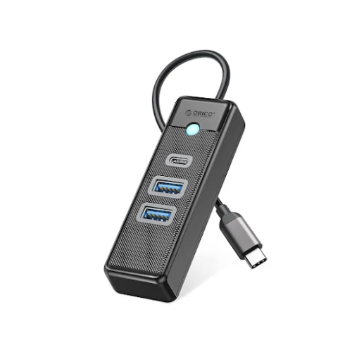 Bộ chia USB HUB 3 cổng USB3.0 Orico PWC2U-U3-015-BK-EP