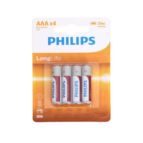 Pin Carbon AAA Philips R03L4B/97 (1 viên)