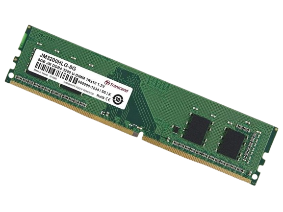 RAM Transcend 8GB JM DDR4 3200 U-DIMM 1Rx16 1Gx16 CL22 1.2V